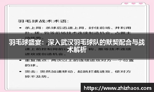 羽毛球盛宴：深入武汉羽毛球队的默契配合与战术解析